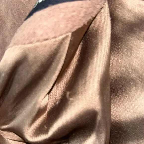 Blank NYC Suede Short Mini Skirt Coffee Bean Brown Tan Zip Detail Women's sz 27 - Picture 10 of 12